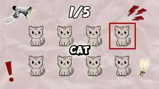 CAT BAT RAT | SAY THE WORD ON BEAT | Rhythm and timing challenge | Level 1-3| Easy Medium Hard
