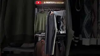 | 3 pants for every outfit|fashion tips for men| fashion hack| pants for every men | #pantsformen