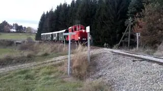 Waldviertler Schmalspurbahn Diesellok 2091.09 kurz vor Aalfang