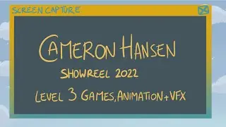 Animation Showreel | 2022 | Cameron Hansen