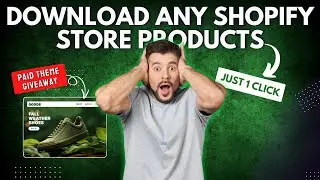 Download Products from Any Shopify Store in 1 Click! - 100% Free - Hamid | E-Commerce