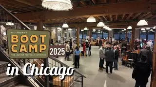 Японец наслаждается @stitchdown Boot Camp 2025 в Чикаго