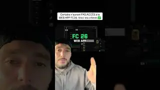 ⚠️ Web App FC26 : attention &agrave; ces crit&egrave;res bloquants #FC26 #WEBAPP