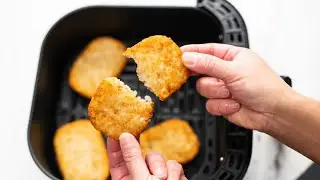 Air Fryer Frozen Hash Brown Patties with Time & Temp.