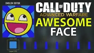 Advanced Warfare - Awesome Face Emblem Tutorial (BEST VERSION)