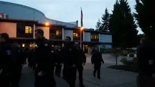 Washington State Criminal Justice Training Commission Morning Flag