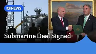 UK and Australia sign five-decade treaty solidifying AUKUS submarines | ABC NEWS