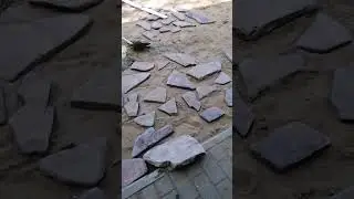 укладка природного камня и брусчатки