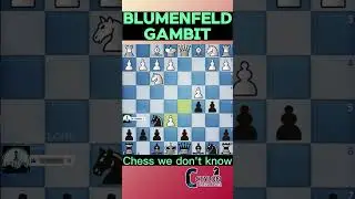 Blumenfeld Gambit: Best Trap to Win Fast!#chess #shorts