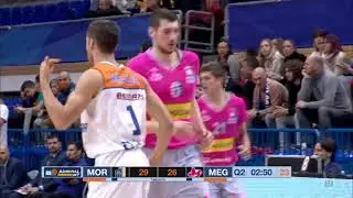 Vladimir Mihailović scores from downtown (Mornar-Barsko zlato &ndash; Mega Mozzart (4.12.2021)
