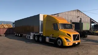 NEW Volvo VNR USA - DROP DECK MANAC SLIDER  ATS - Logiteck G29 - Gameplay ULTRAWIDE