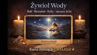 ŻYWIOŁ WODY - rak skorpion ryby - pod patronatem karty GWIAZDA