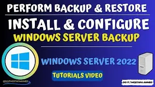 Как установить и настроить резервное копирование Windows Server | Windows Server 2022 #doit_mostafa