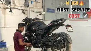My N 160 First Service Experience Pulsar N 160 First Service Cost 🙄