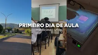 Primeiro dia de aula na Escola de Medicina da Universidade Federal de Ouro Preto