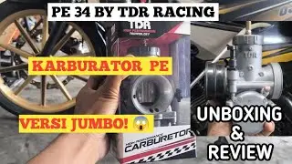 PE JUMBO! 😱 PE 34 by TDR Racing! kita pasang di satria fu admin. unboxing & review 🧐 HASILNYA WOW! 💀
