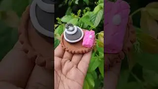 How to make durga puja gift with super clay❤#shorts #gift #youtubeshorts #viral