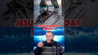 Jesus in a Boat Wreck! #shipwreck #hidden #jesuscansaveyou