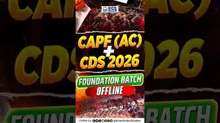 Officer बनने की पहली सीढ़ी&ndash; Join करें CAPF 2026 Foundation Batch 📚 #capfac2026 #foundationbatch #kgs