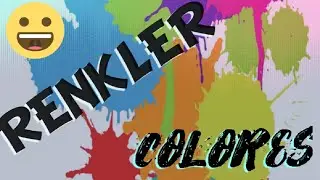 RENKLER / colores en TURCO, con ejemplos turco/espa&ntilde;ol 🇹🇷🇹🇷🇹🇷🇹🇷