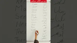 Let&rsquo;s learn Urdu to English vocabulary #english #learnenglish #englishvocabulary #englishspeaking