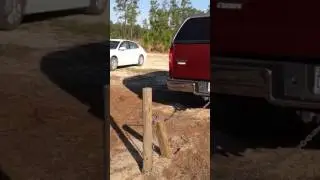 How to Pull out a Fence post without a tractor