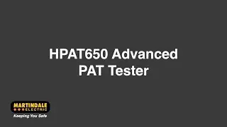 Martindale HPAT650 Advanced, Hand-held PAT Testers