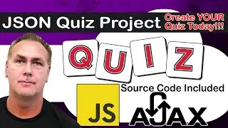 Create a AJAX quiz with JavaScript request JSON Data JavaScript Quiz Coding Exercise