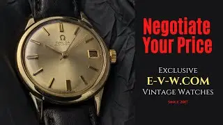 59 Years Old Vintage Omega AUTOMATIC / Gold Plated /Ref. K6312 / Cal. 560 / Vintage 1966