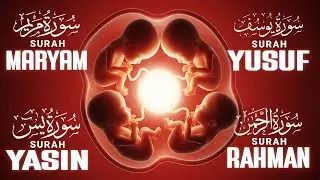 Pregnancy Quran Recitation For Mother | Surah Maryam, Yusuf, Yasin, Ar-Rahman | Listen daily