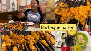 Barbeque Nation 🍽️Lido Mall Bangalore #buffet #unlimited #barbequenation #foodvlog #vlog #foodie