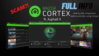 Is RAZER Cortex a PLACEBO?! Testing RAZER Cortex on a low-end PC ft. Asphalt 9 | It's Omega Tech!