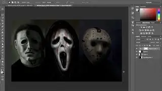 Drawing Michael Meyers || Ghostface || Jason Vorhees || Horror Movie Villains