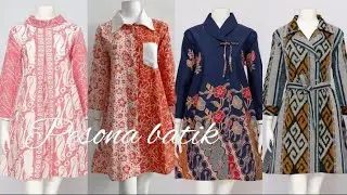 Batik modern,MODEL BAJU BATIK WANITA DAN DRESS TENUN TERBARU