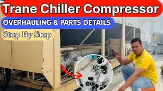 Semi hermetic compressor overhauling| Reciprocating compressor overhauling|copeland compressor work