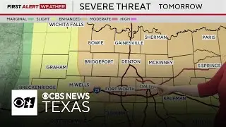Large hail, damaging wind threat continues as severe storms hit North Texas