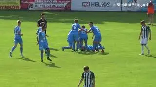 Bramki z meczu Błękitni Stargard - Olimpia Grudziądz (1:2)