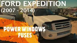 Ford Expedition - Расположение предохранителей электрических стеклоподъемников (2007 - 2014)