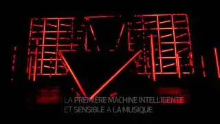 OX x Romain TARDY  | Light installation that analyses the DJ&rsquo;s mix in real time