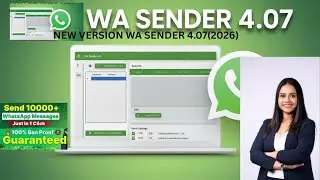 WhatsApp Bulk Message Virtual Sender in Just 1 Click  Tool |  WhatsApp  Tool | Bulk WhatsApp