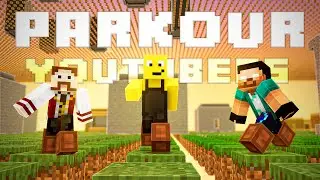 CIVILIZA&Ccedil;&Atilde;O PARKOUR COM YOUTUBERS RAIZ!
