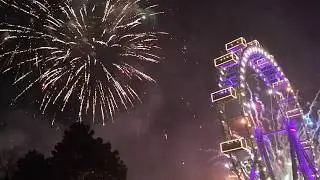 New Year fireworks in Vienna (@Riesenrad, Prater) 2019