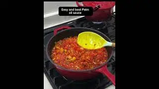 How to prepare palm oil sauce, easy and best egg Sauce.#shorts #nigerianfood #ghanafood