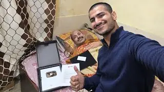 Surprise my dad with the Silver Play Button.🥹✨️