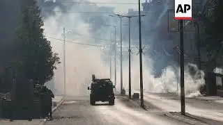 Raw: West Bank Protests Over US Jerusalem Policy