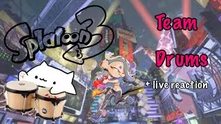 Splatoon 3 | Team Drums Live with viewers + reaction