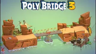 Poly Bridge 3 GAMEPLAY |1ST VIDEO |POLY BRIDGE 3 |MJ GAMING |