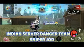 INDIAN SERVER DANGER TEAM || SNIPER JOD || ||FREE FIRE || #goviral #viral #mrshuffle #trend