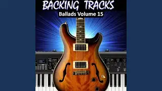 Cloudy Rock Ballad Guitar Backing Track in B Minor