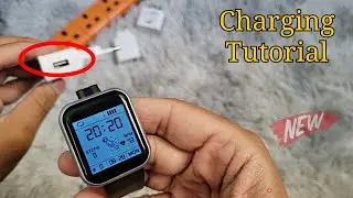 How To Charge Y68 / D20 / 116 Plus Fitpro Smartwatch? | Charging Tutorial